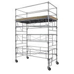 Axess industries echafaudage roulant acier galaxy 45 haut. plancher 1, 20 m haut. travail. . .