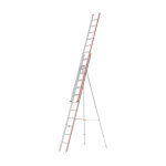 Axess industries echelle fruitire aluminium 2 plans nbre d'chelons 2x12 haut. travail. . .