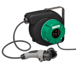 Axess industries enrouleur  rappel automatique pour recharge de vhicule lectrique