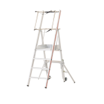 Axess industries escabeau pirl 2  5 marches nbre de marches 4 haut. travail 2, 92 m