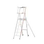 Axess industries escabeau pirl 2  5 marches nbre de marches 6 haut. travail 3, 39 m