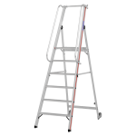 Axess industries escabeau  plate - forme mobile nbre de marches 9 haut. travail 4, 1 m