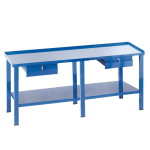 Axess industries etabli d'atelier grand plateau acier nbre de tiroirs 2 bloc porte 0