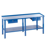 Axess industries etabli d'atelier grand plateau acier nbre de tiroirs 2 bloc porte 0