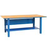 Axess industries etabli d'atelier � hauteur r�glable avec ou sans caissonn dim. plateau lxl. . .