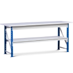 Axess industries etabli d'atelier l�ger first avec ou sans �tag�re dim. plateau lxp 1600 x. . .
