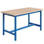 Axess industries etabli d'atelier pth plateau bois multiplis dim. plateau lxp 2000 x 750 mm. . .