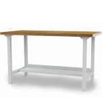 Axess industries etabli l�ger fixe � plateau bois multiplis et demi - tablette dim. plateau. . .