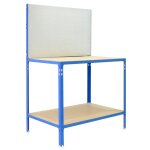 Axess industries etabli l�ger de m�canicien � 2 niveaux et panneau porte - outils tiroirs non. . .