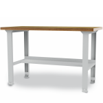 Axess industries etabli lger plateau bois et demi - tablette  hauteur rglable dim. plateau. . .