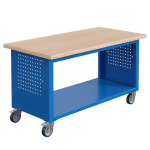 Axess industries etabli mobile sit � plancher dim. plateau lxp 1500 x 750 mm