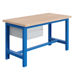 Axess industries etabli si plateau bois multiplis avec coffre 1 tiroir dim. plateau lxp 2000. . .