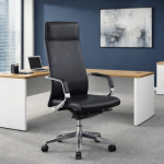 Axess industries fauteuil de direction synchrone anti - retour en imitation cuir