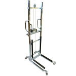 Axess industries gerbeur en acier ou en inox matire inox type de roues galets fixes en. . .