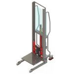 Axess industries gerbeur manuel avec plateau inox