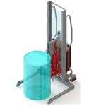 Axess industries gerbeur semi - lectrique avec pince automatique 1 ft charge 300 kg