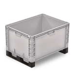 Axess industries grand bac plastique europe gerbable plein 800 x 600 volume 126 l . . .