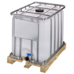 Axess industries ibc 600 l - standard type de palette bois trait� vanne de vidange fixe . . .