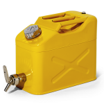 Axess industries jerrican de s�curit� en t�le d'acier avec robinet doseur capacit� 10 l