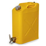 Axess industries jerrican de scurit en tle d'acier avec robinet doseur capacit 20 l