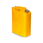 Axess industries jerrican de transport en tle d'acier avec bouchon  vis capacit 20 l
