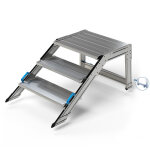 Axess industries marchepied en aluminium inclinaison 35 nbre de marches 3 haut. travail. . .