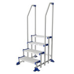 Axess industries marchepied tubesca - 1 et 2 rampes meca modul nbre de marches 4 haut. . . .