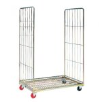 Axess industries maxi roll conteneur 2 c�t�s mati�re roues polyamide et polyur�thane . . .