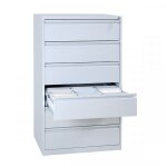 Axess industries meuble d'archivage pour fiches a5 dim. lxpxh 530 x 620 x 1320 mm