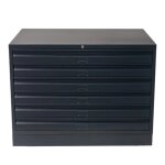 Axess industries meuble � plans m�tallique 6 tiroirs pour format a0