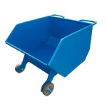 Axess industries mini benne basculante basse sur roues volume 220 l