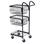 Axess industries mini chariot de bureau simple nbre de plateaux - nbre de paniers 2