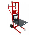 Axess industries mini - gerbeur manuel - charge 250kg type de roues pneumatiques