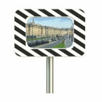 Axess industries miroir d'agglomération réglementaire noir et blanc dist. max. utilisation. . . Axess industries miroir d'agglomération réglementaire noir et blanc dist. max. utilisation. . .