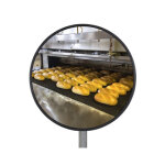 Axess industries miroir industriel plat dist. max. utilisation 2 m dim. optique 280 x 360 mm