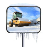 Axess industries miroir de signalisation antigivre dist. max. utilisation 10 m dim. . . .