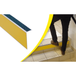 Axess industries nez de marche antidrapant et contremarche pose auto - adhsif dim. lxlxh. . .