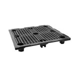 Axess industries palette plastique 1200 x 1200 ajoure pour conteneurs maritimes rebords sans