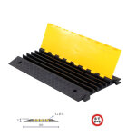 Axess industries passe - c�ble modulaire 5 canaux avec couvercle module el�ment droit