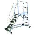 Axess industries passerelle mobile 1 entre nbre de marches 12 dim. plate - forme lxp 0, 6 x 2 m
