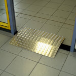 Axess industries plaque de franchissement pour seuils de portes