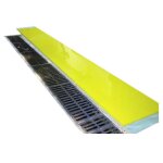 Axess industries plaque d'obturation rectangle en polyur�thane r�utilisable dim. ext. lxl. . .