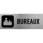 Axess industries plaque de signaltique en alu modle bureaux