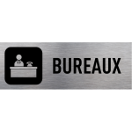 Axess industries plaque de signal�tique en alu mod�le bureaux
