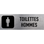 Axess industries plaque de signaltique en alu modle hommes