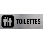 Axess industries plaque de signaltique en alu modle mixte