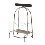 Axess industries porte - sacs � pince en inox nbre de roues 2 mati�re inox 201