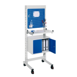 Axess industries poste de travail mobile equipement caisson armoire dim. lxpxh 1680 x 670. . .