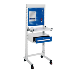 Axess industries poste de travail mobile equipement tiroir dim. lxpxh 1680 x 670 x 400 mm