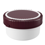 Axess industries pot vissable avec couvercle hermtique volume 300 ml